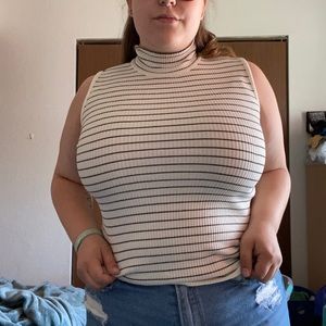 Turtle Neck Tank Top